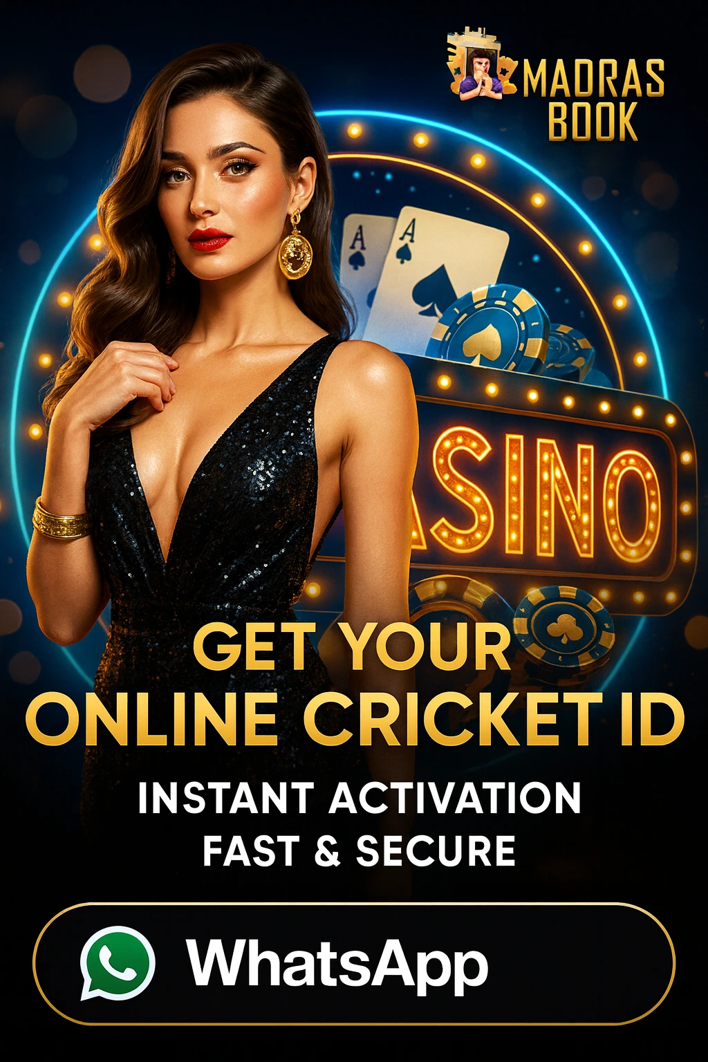 MadrasBook online cricket ID registration guide